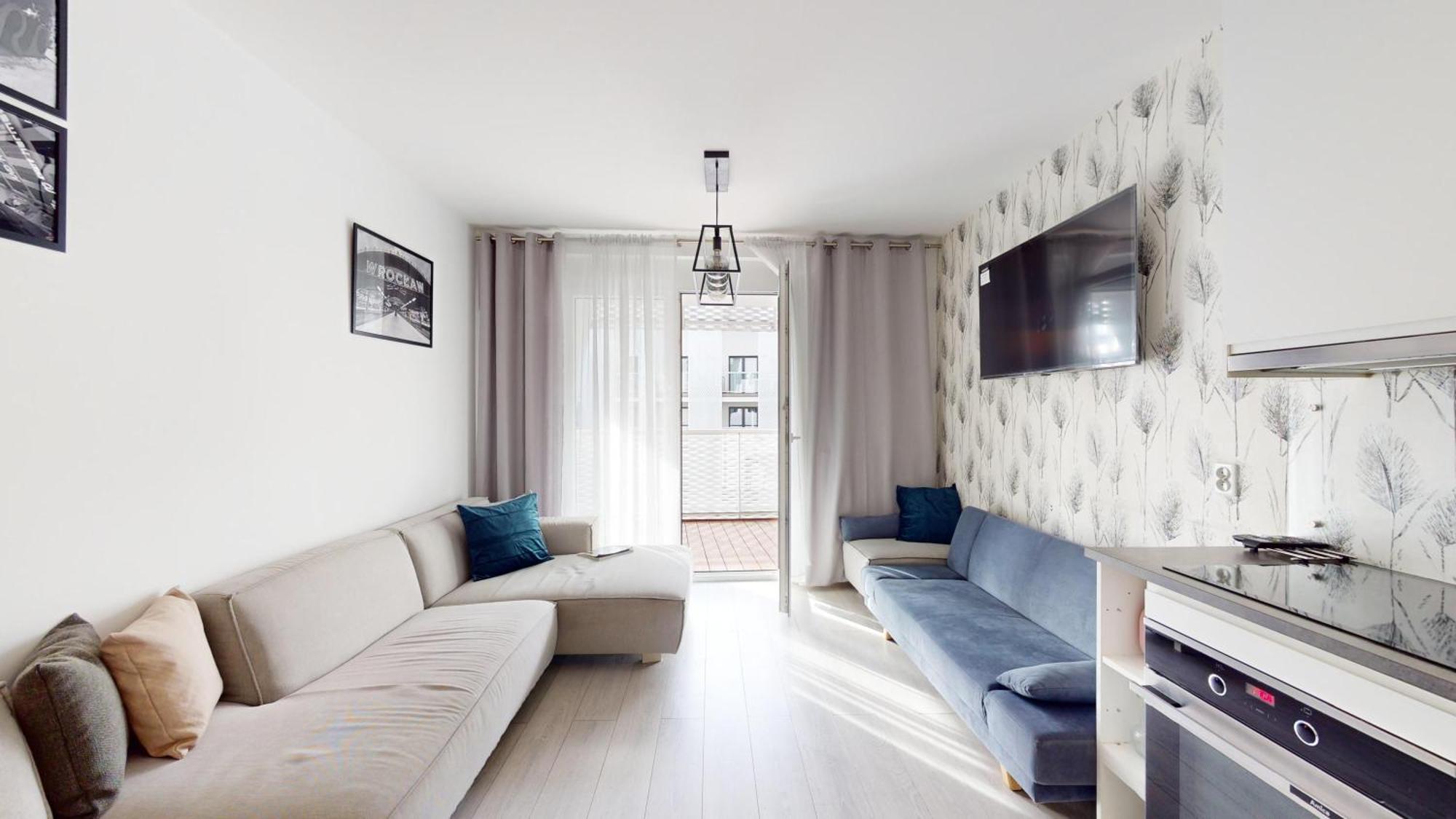 Family House By The River Odra -Panoramic Terrace - 3Room Apartment With 2 Separate Bedrooms And 2 Balconies By Wroapart-Pl- Perfect For Family & Business Stays Breslavia Exterior foto